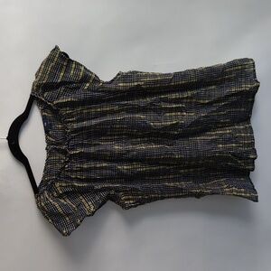 Short sleeve Plaid Top